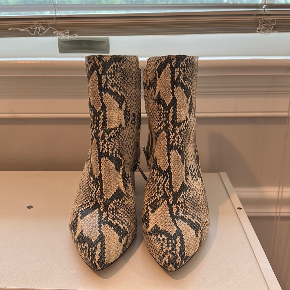Sam Edelman Snakeskin Booties